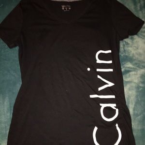 Black Performance short sleeve athletic shirt